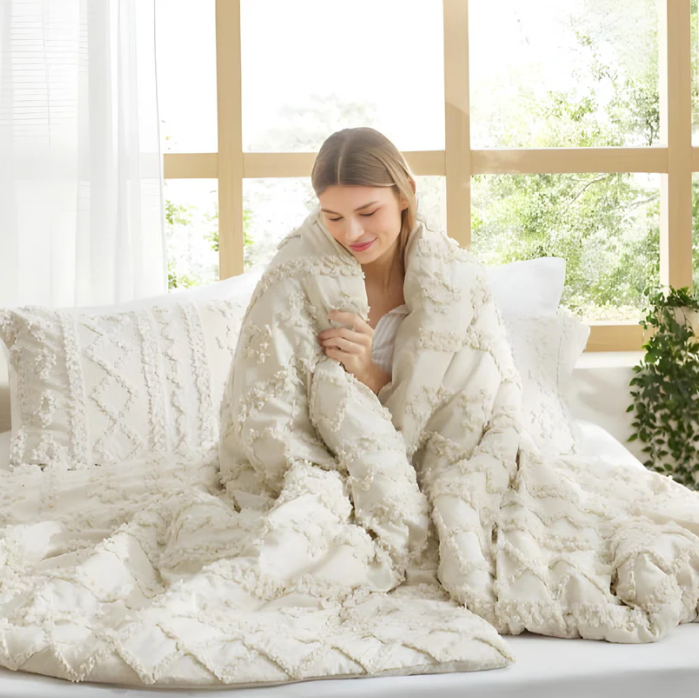 Senna Deluxe Embroidery Comforter Set